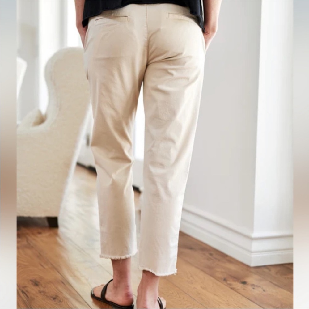 FRANK & EILEEN Wicklow Twill Pant the Italian chino in khaki Size 00 - Picture 2 of 9
